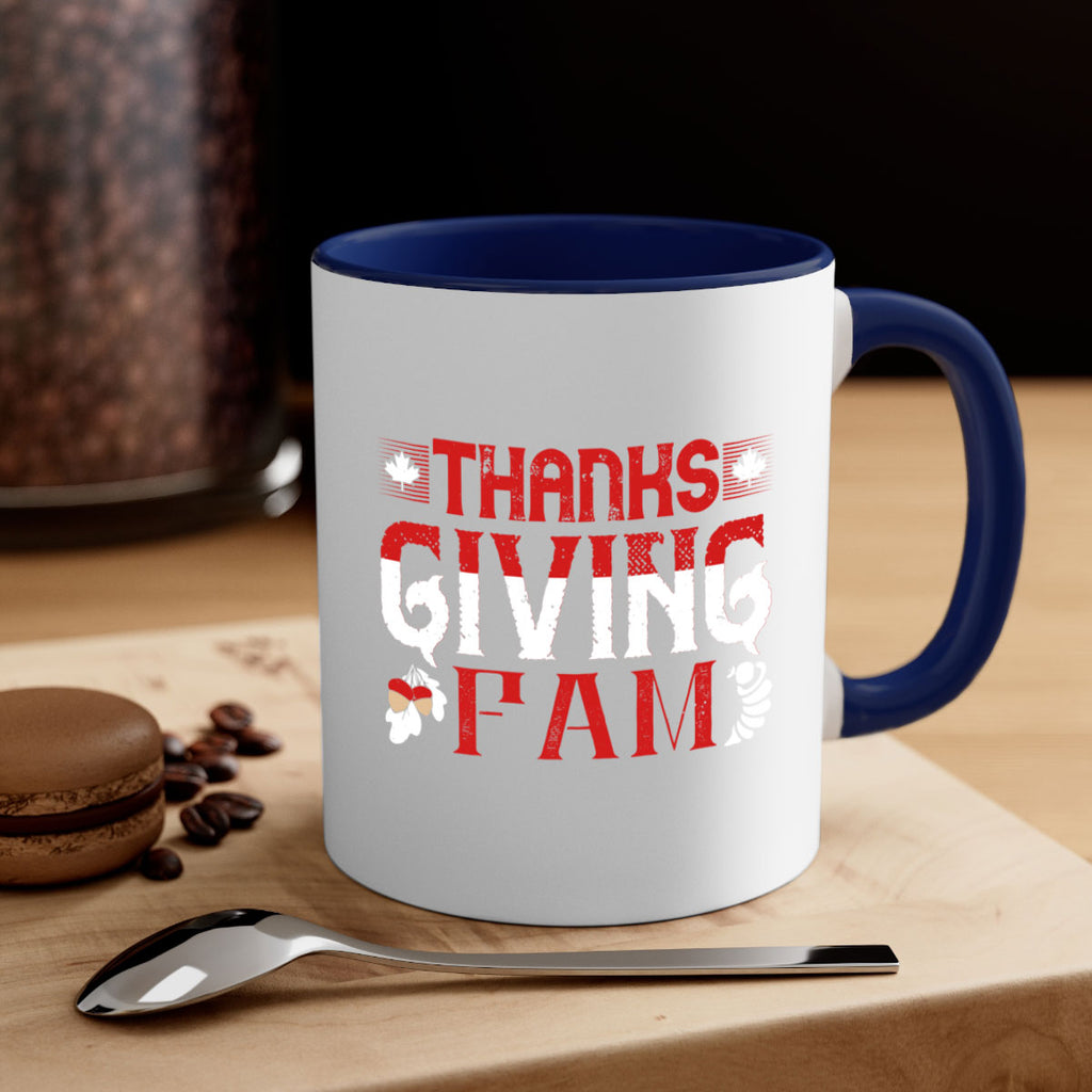 thanks giving fam 16#- thanksgiving-Mug / Coffee Cup