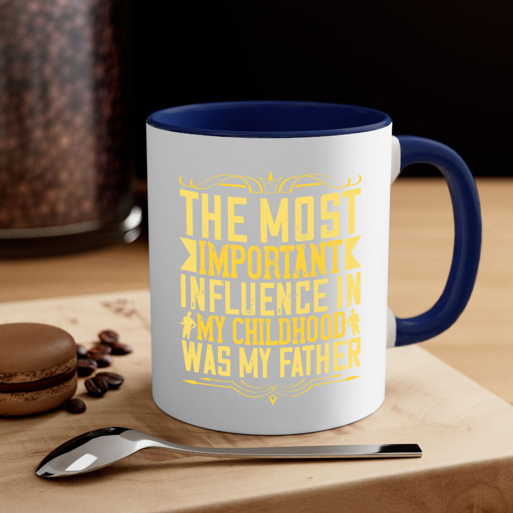the most important influence in my childhood was my father 16#- parents day-Mug / Coffee Cup