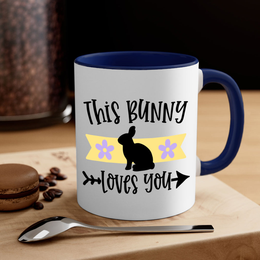 this bunny loves you 10#- easter-Mug / Coffee Cup