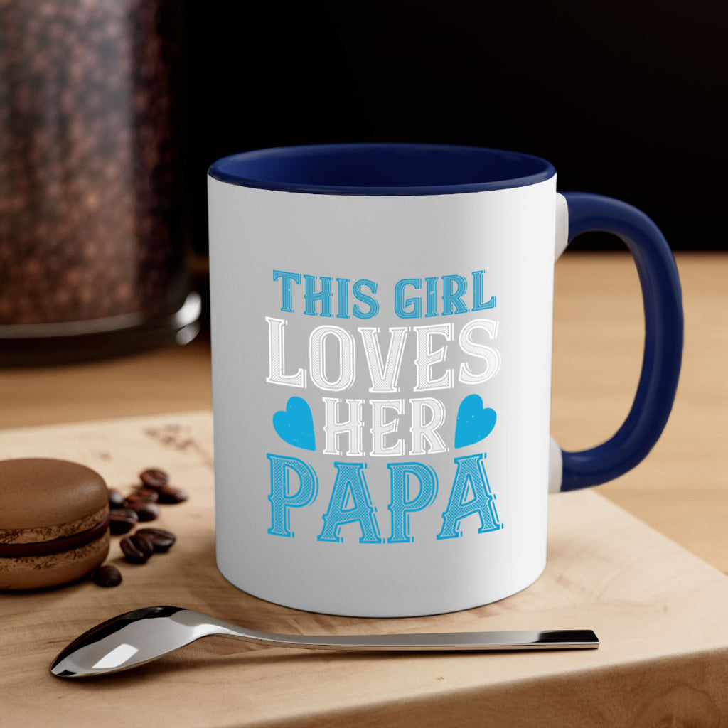 this girl loves her papa 3#- grandpa-Mug / Coffee Cup