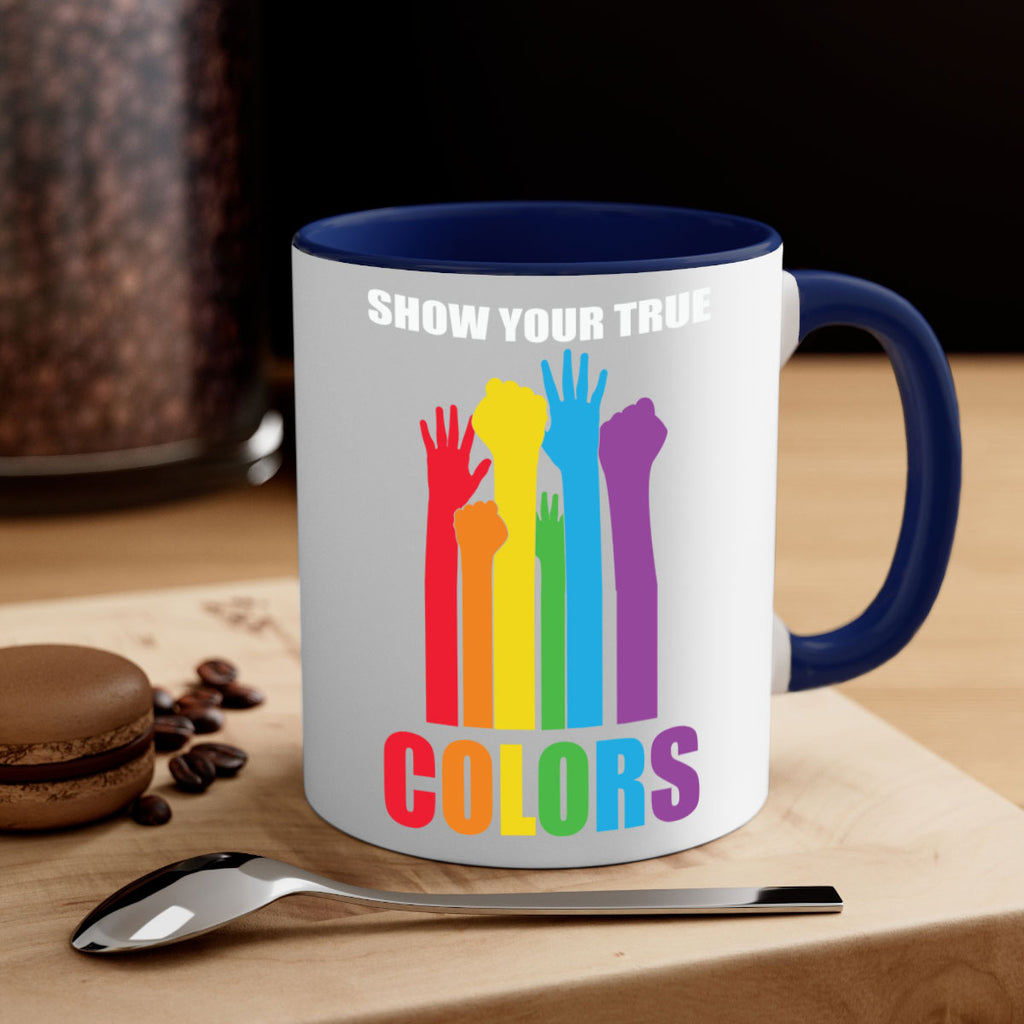 true colors rainbow pride flag lgbt 9#- lgbt-Mug / Coffee Cup
