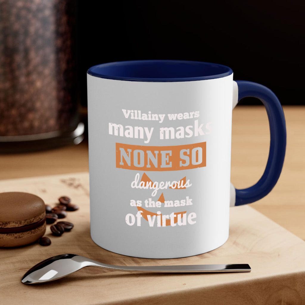villainy wears many masks 124#- halloween-Mug / Coffee Cup