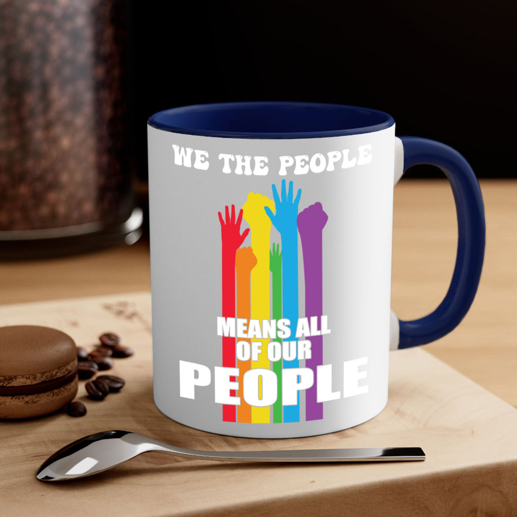 we the people means all lgbt 4#- lgbt-Mug / Coffee Cup