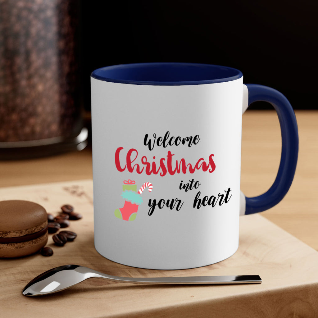 welcome christmas into your heart style 1232#- christmas-Mug / Coffee Cup