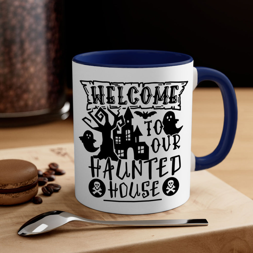 welcome to our haunted house 13#- halloween-Mug / Coffee Cup
