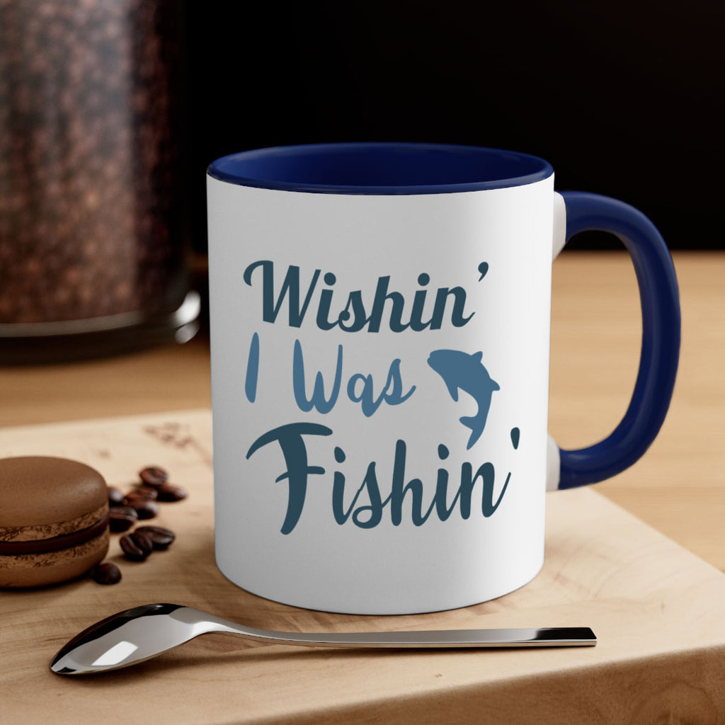 wishin i was fishin 13#- fishing-Mug / Coffee Cup
