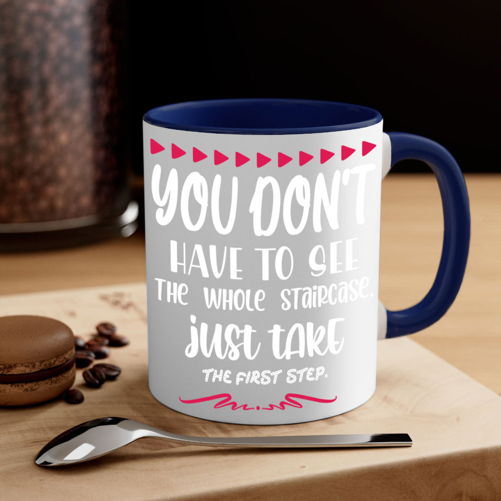 you don't have to see the whole staircase, just take the first step style 1250#- christmas-Mug / Coffee Cup