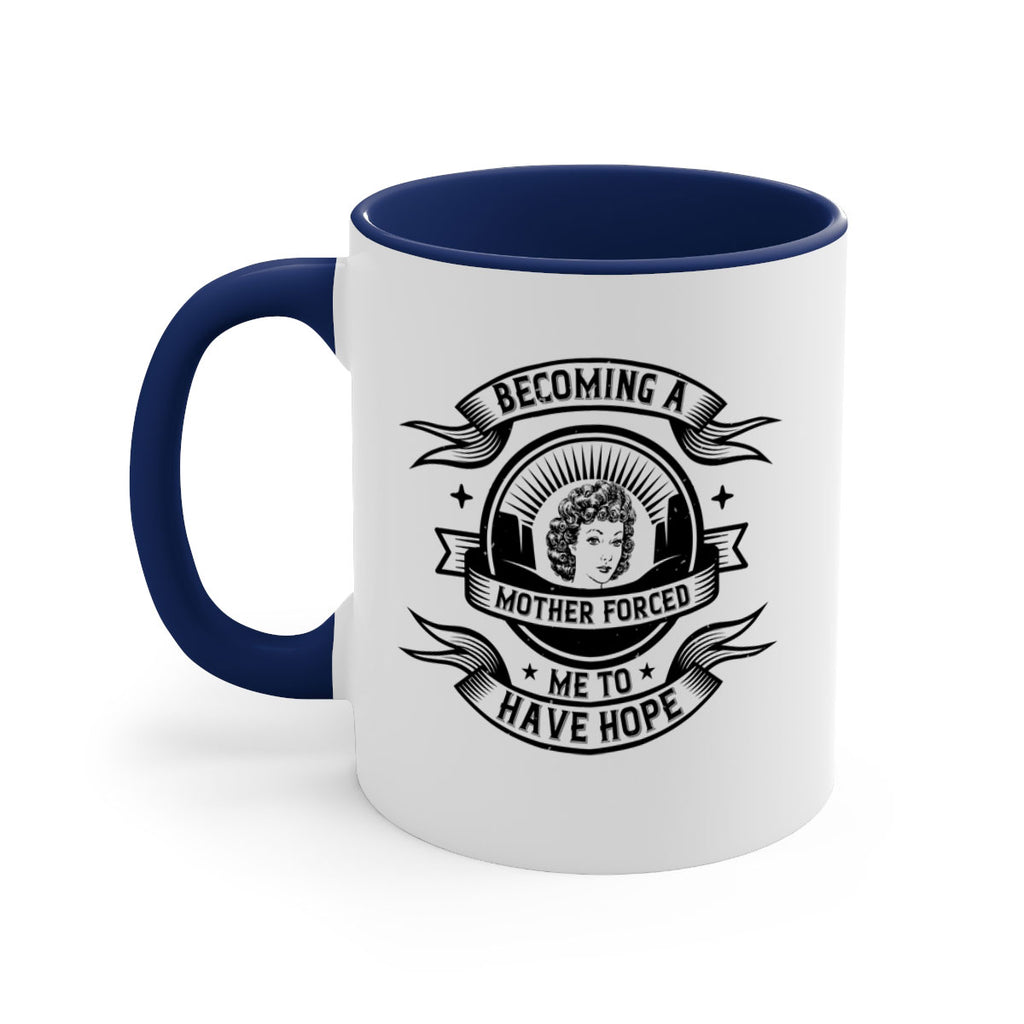 Becoming a mother forced me to have hope Style 28#- Afro - Black-Mug / Coffee Cup