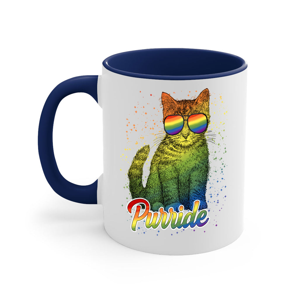 Cat Purride Lgbt Flag  Png 57#- lgbt-Mug / Coffee Cup
