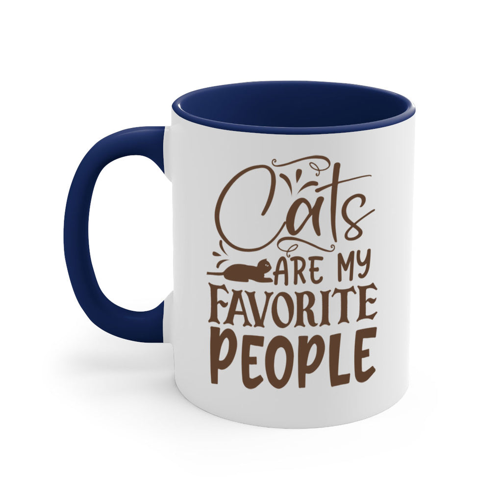 Cats Are My Favorite People Style 7#- cat-Mug / Coffee Cup