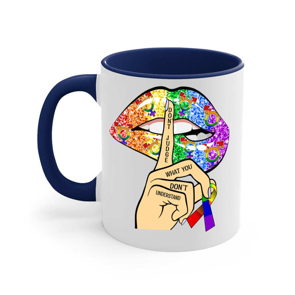 DonT Judge Lgbt Pride Lips  38#- lgbt-Mug / Coffee Cup
