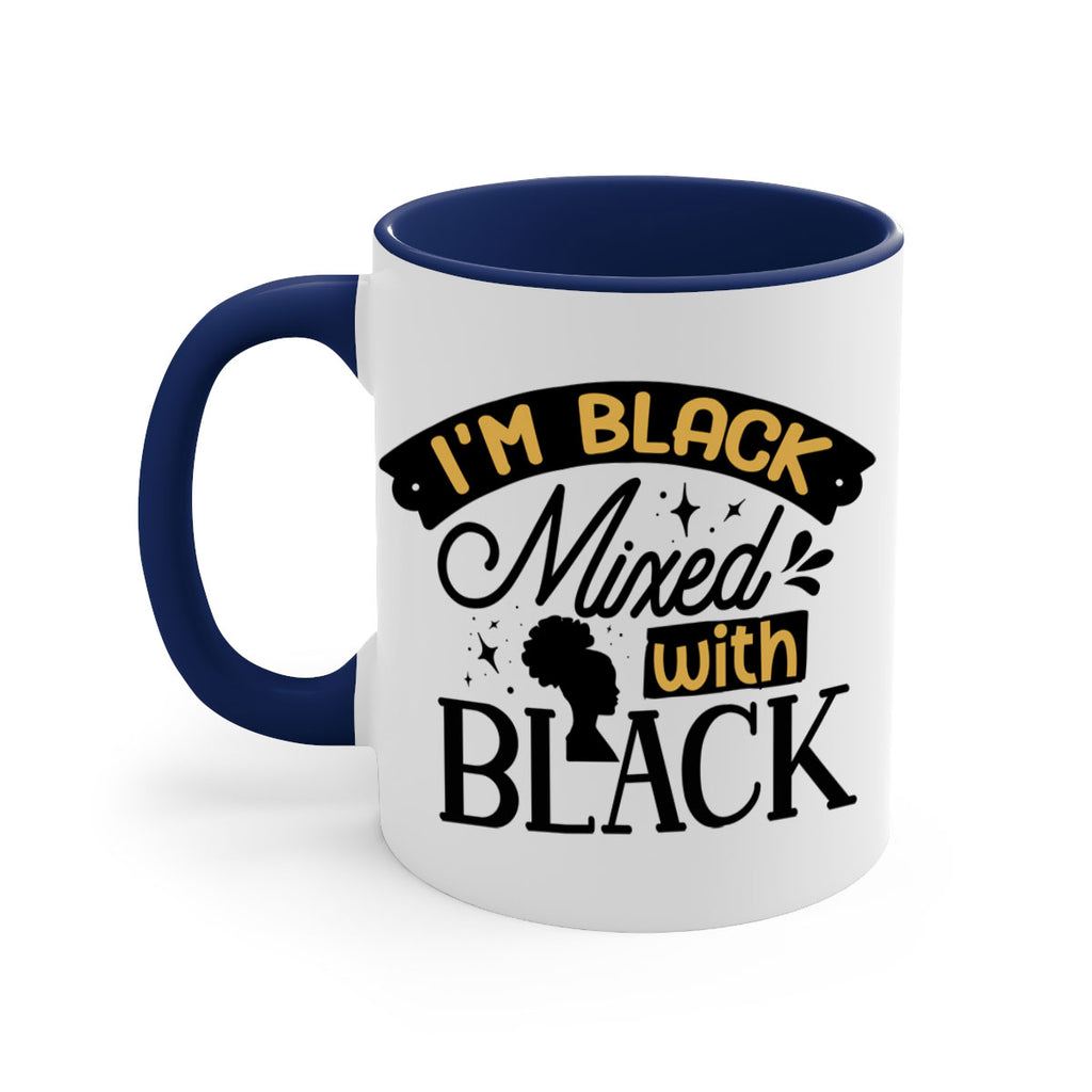 Im black mixed with black Style 30#- Black women - Girls-Mug / Coffee Cup