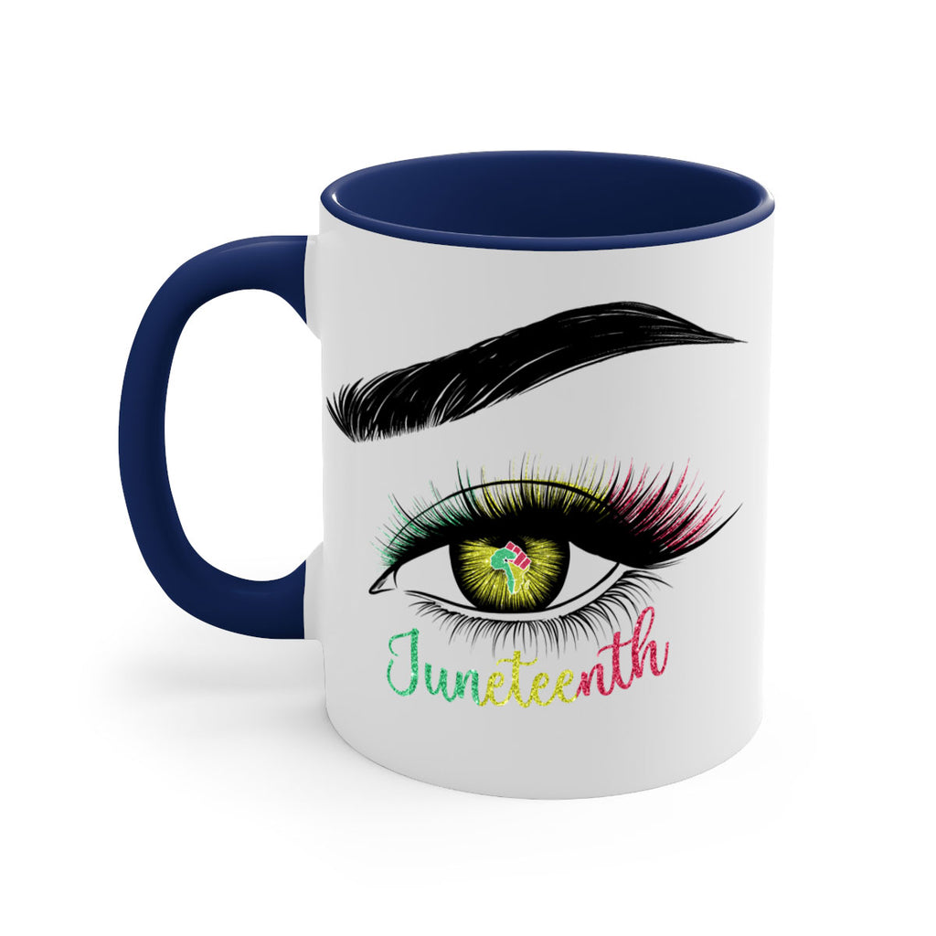 Juneteenth 1865 GirlS Eye 3#- juneteenth-Mug / Coffee Cup
