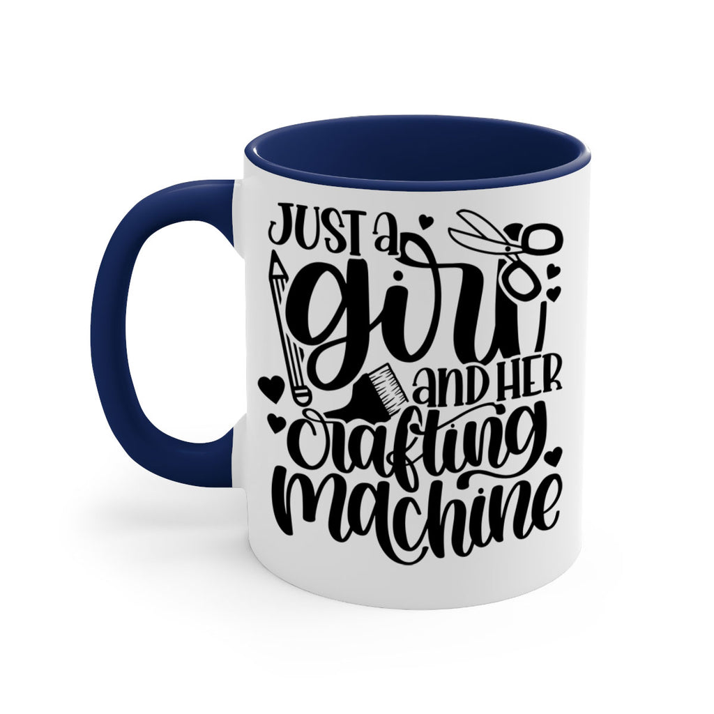 Just A Girl And Her Crafting 16#- crafting-Mug / Coffee Cup