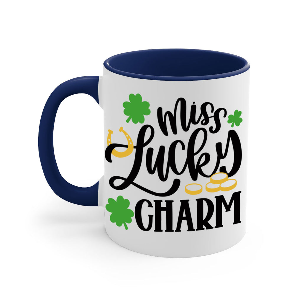 Miss Lucky Charm Style 47#- St Patricks Day-Mug / Coffee Cup