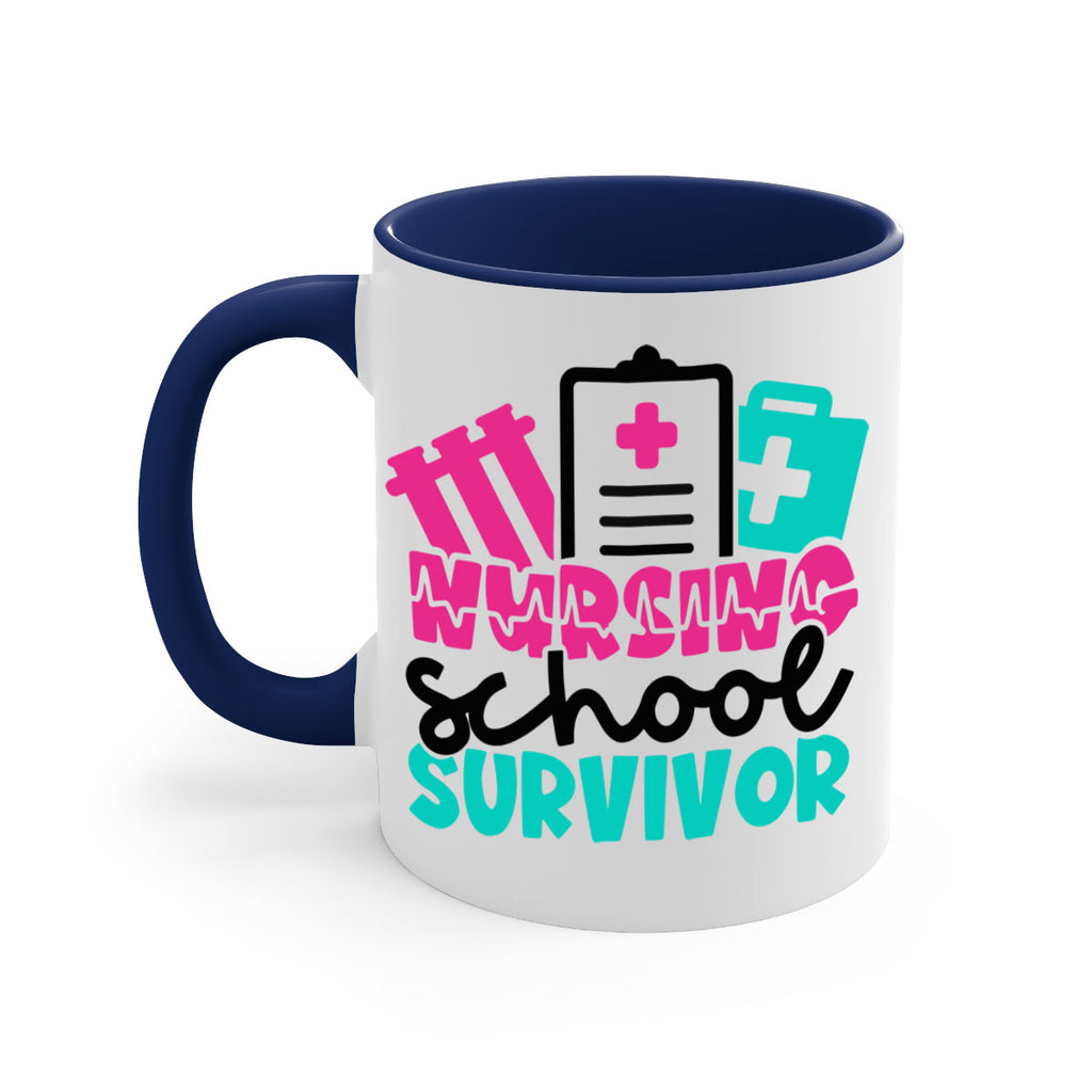 Nursing School Survivor Style Style 62#- nurse-Mug / Coffee Cup
