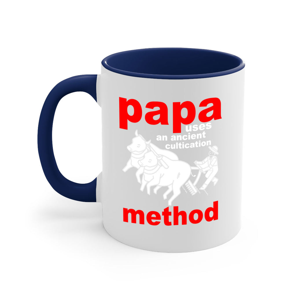 PAPA USES an ancient 113#- grandpa-Mug / Coffee Cup
