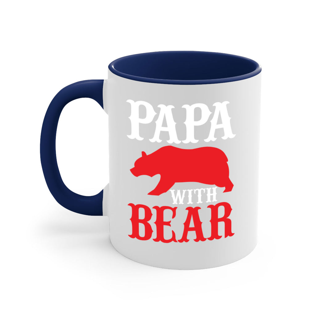 PAPA WITH BEAR 111#- grandpa-Mug / Coffee Cup