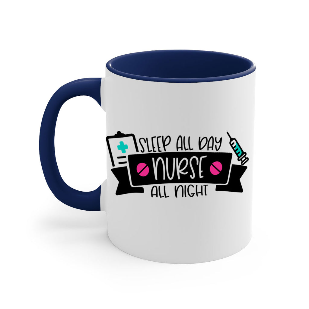 Sleep All Day Nurse All Night Style Style 37#- nurse-Mug / Coffee Cup