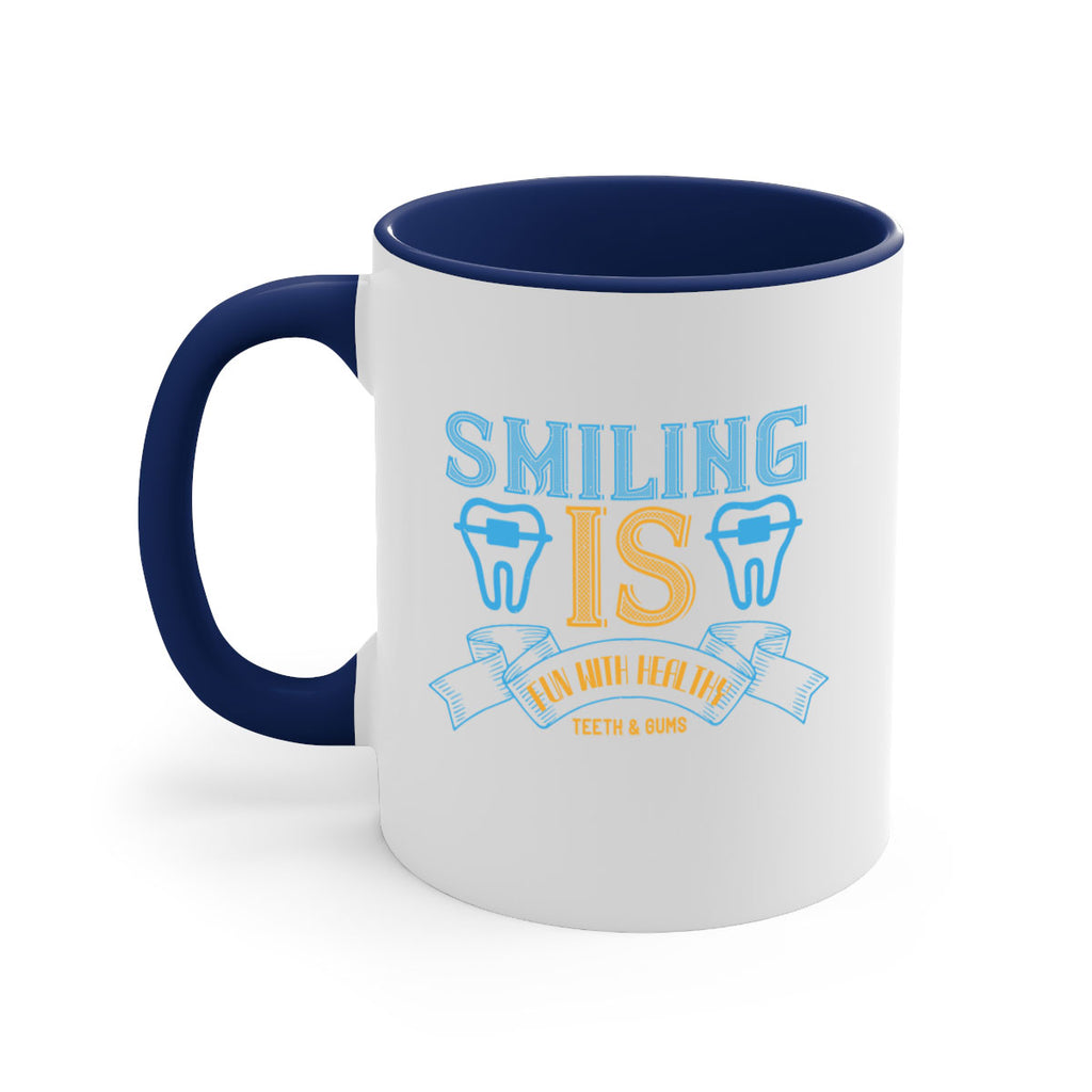 Smiling is Fun With Healthy Teeth Gums Style 20#- dentist-Mug / Coffee Cup
