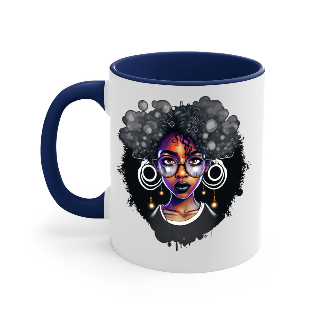 Sparkling Black Girl Design 10#- Black women - Girls-Mug / Coffee Cup