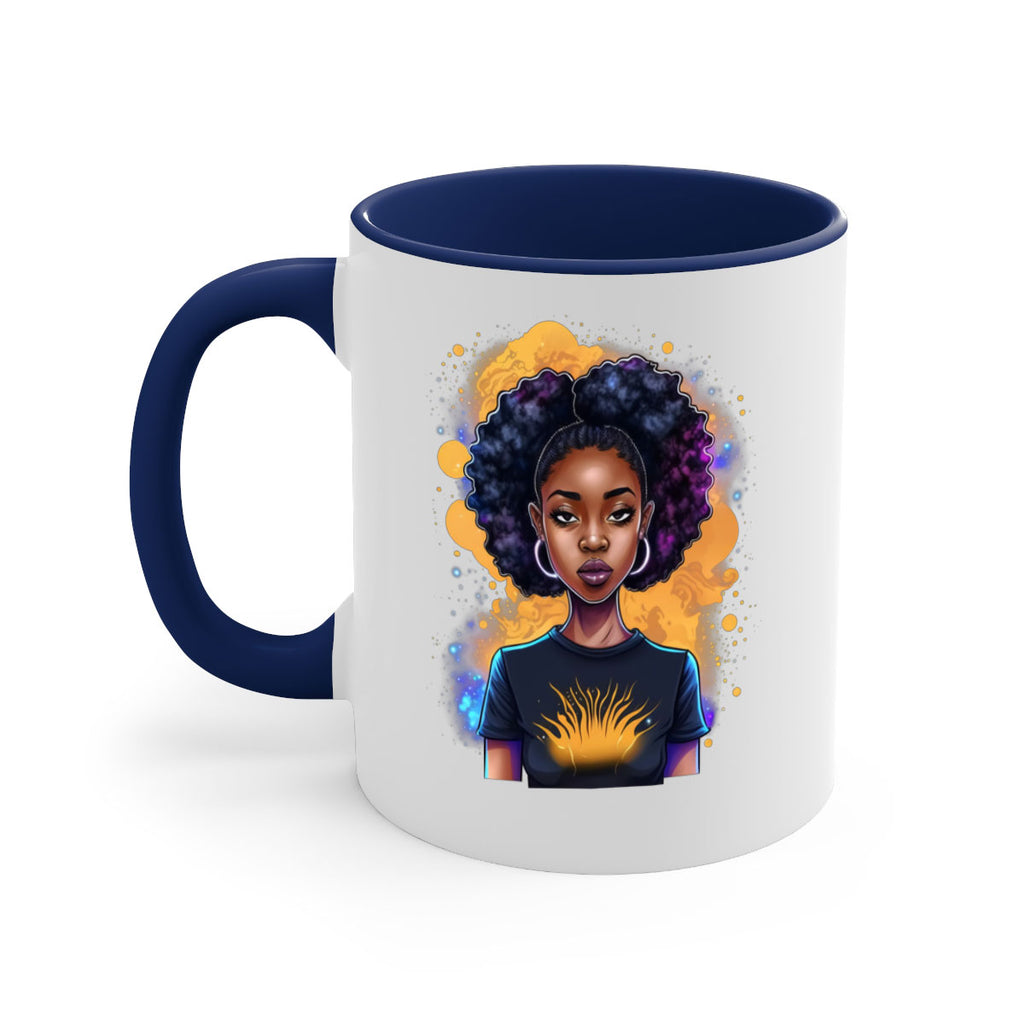 Sparkling Black Girl Design 15#- Black women - Girls-Mug / Coffee Cup