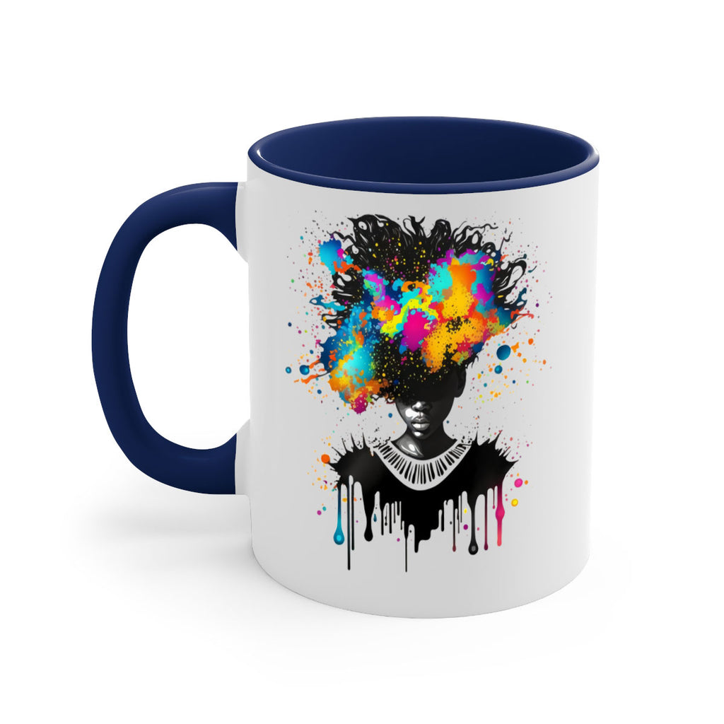 Sparkling Black Girl Design 16#- Black women - Girls-Mug / Coffee Cup