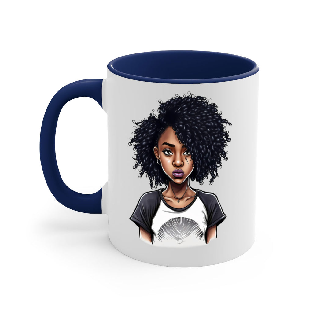 Sparkling Black Girl Design 18#- Black women - Girls-Mug / Coffee Cup