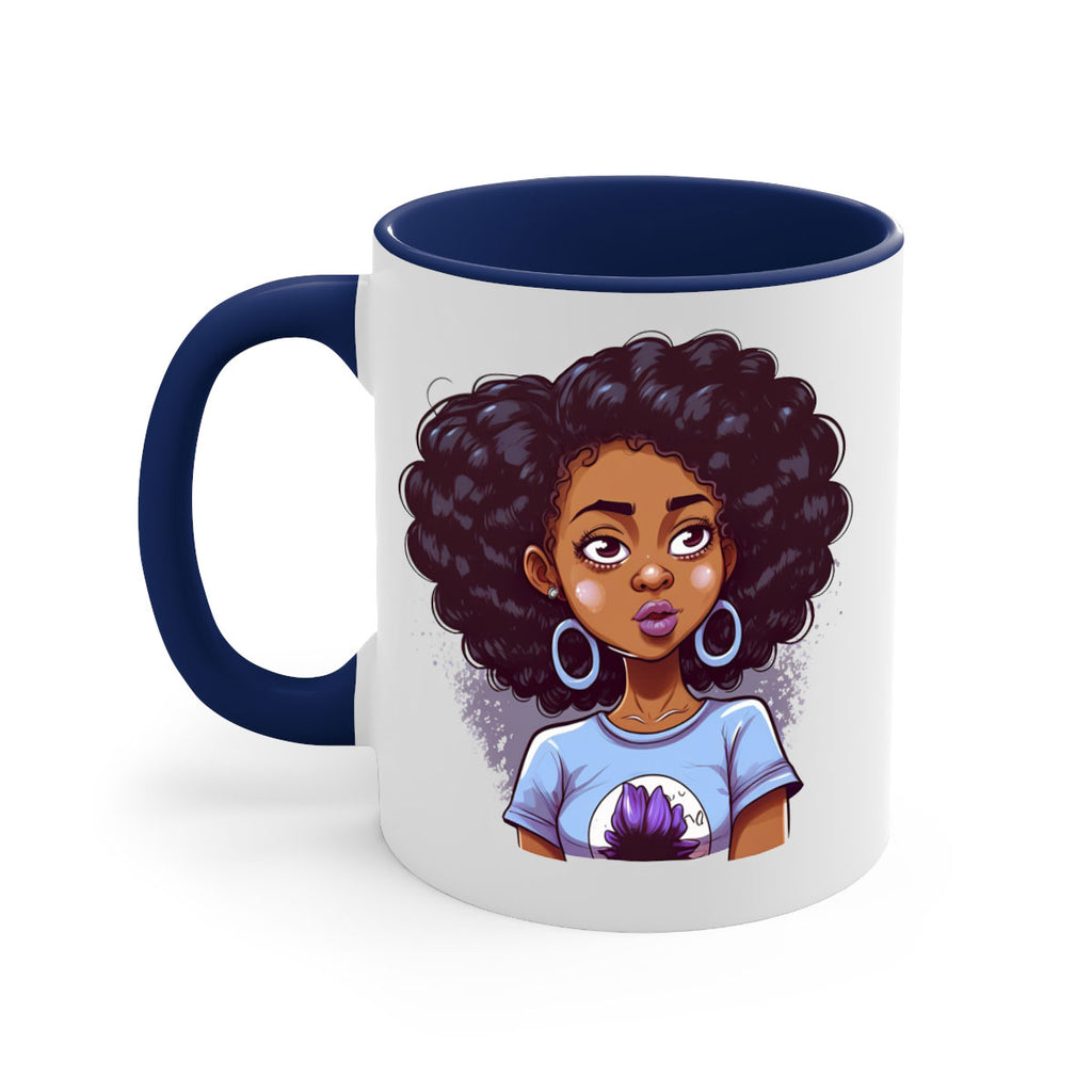 Sparkling Black Girl Design 20#- Black women - Girls-Mug / Coffee Cup