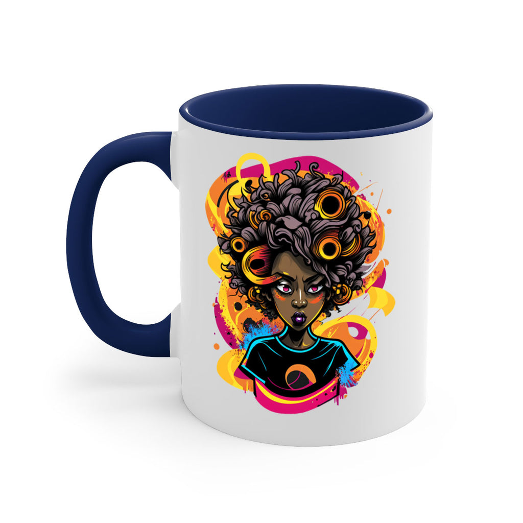 Sparkling Black Girl Design 6#- Black women - Girls-Mug / Coffee Cup