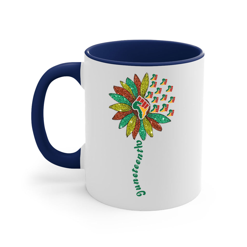 Sunflower Fist Juneteenth Black History 24#- juneteenth-Mug / Coffee Cup