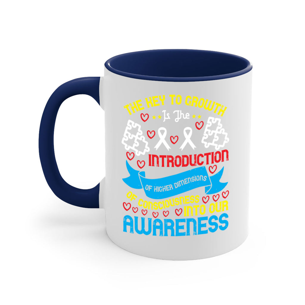 The key to growth is the introduction of higher dimensions Style 20#- Self awareness-Mug / Coffee Cup
