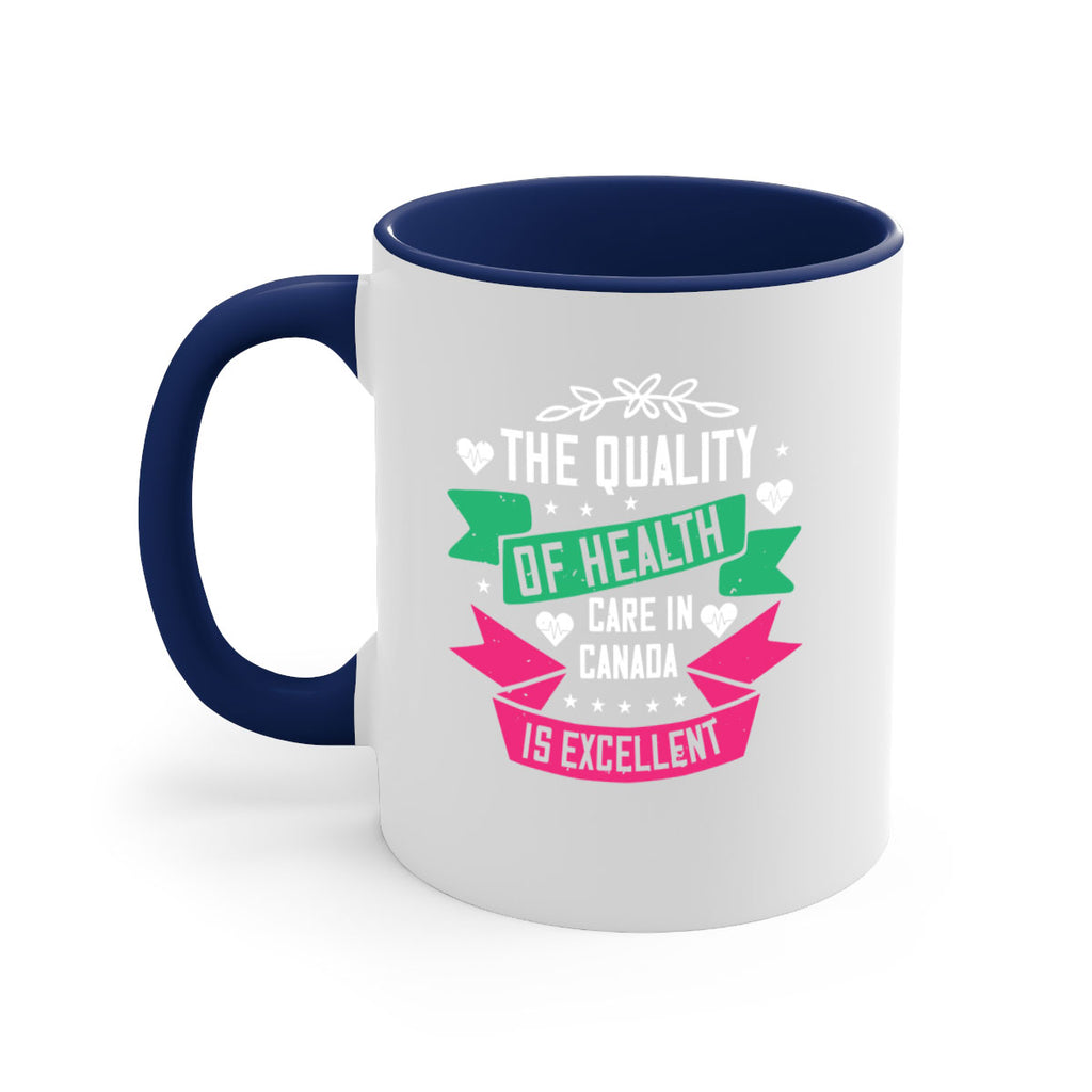The quality of health care in Canada is excellent Style 12#- World Health-Mug / Coffee Cup