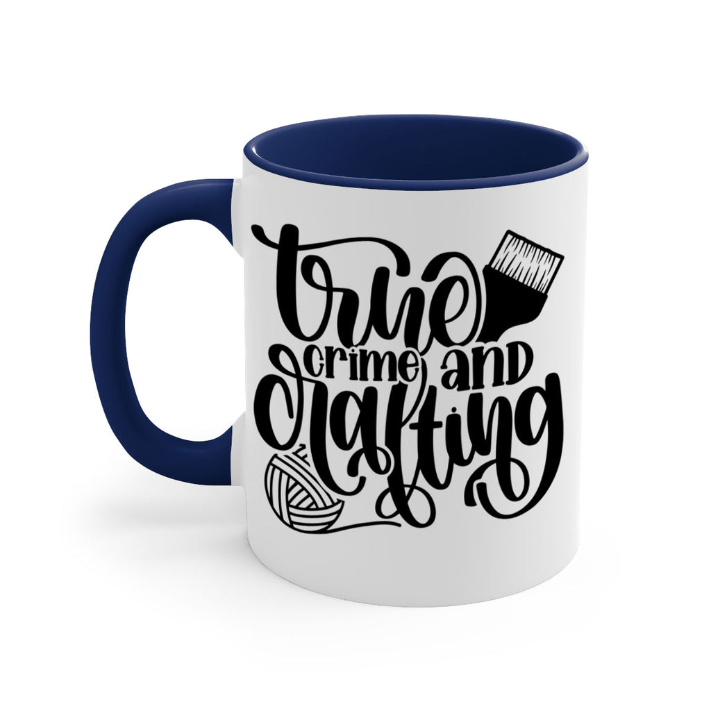 True Crime And Crafting 3#- crafting-Mug / Coffee Cup