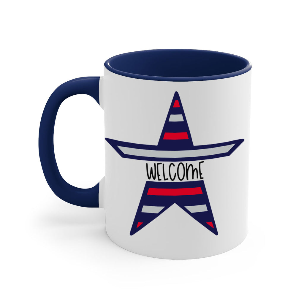 Welcome Style 186#- 4th Of July-Mug / Coffee Cup