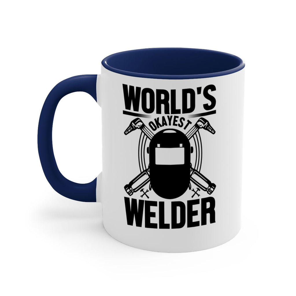 Worlds okayest Style 1#- welder-Mug / Coffee Cup