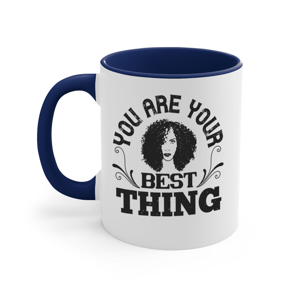 You are your best thing Style 9#- Afro - Black-Mug / Coffee Cup