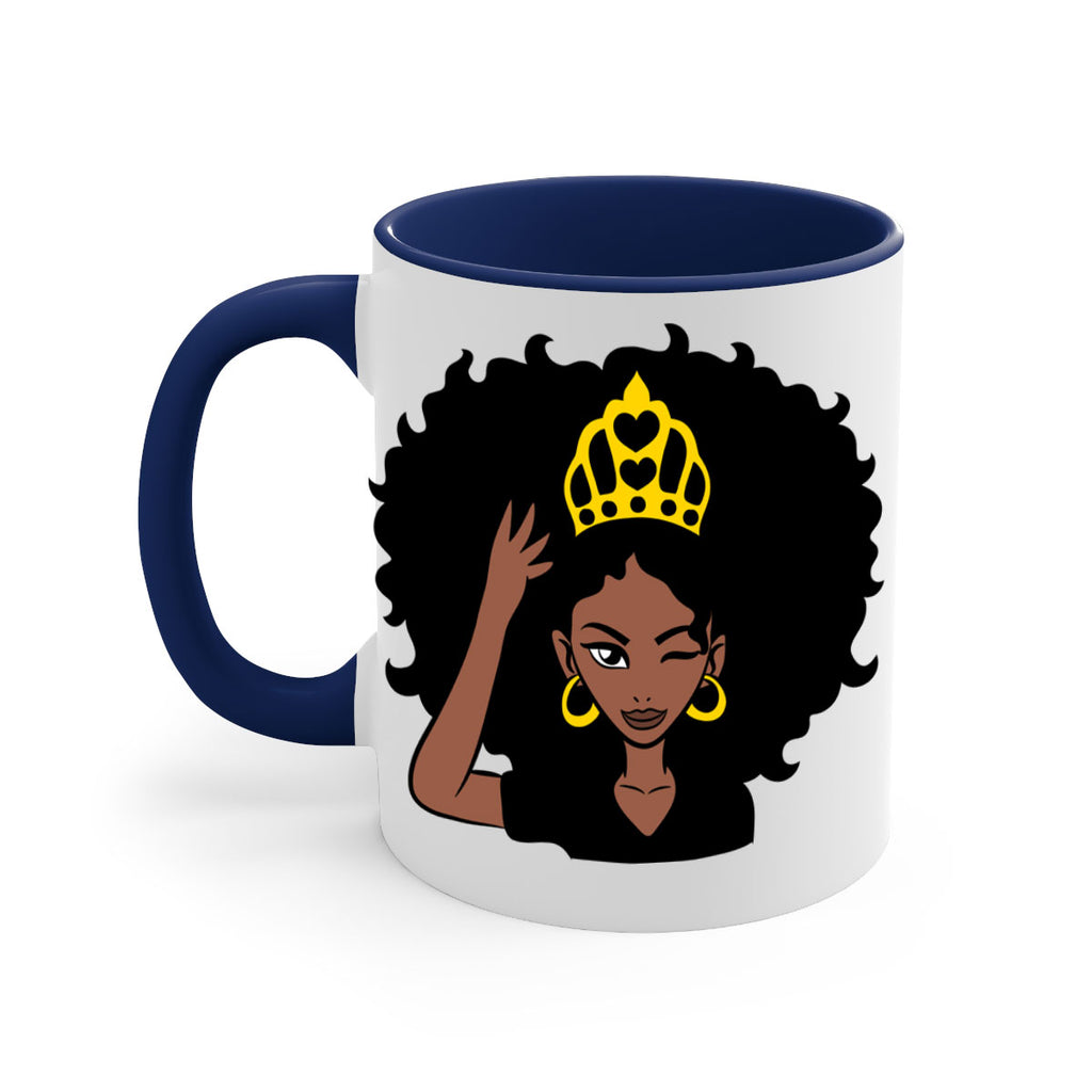 afro queen crown 72#- Black women - Girls-Mug / Coffee Cup