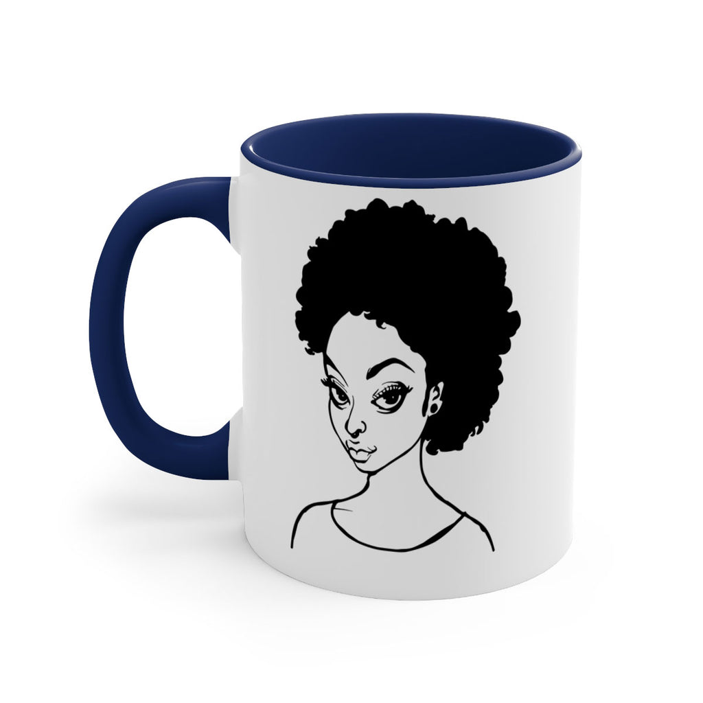 afro woman girl lady 68#- Black women - Girls-Mug / Coffee Cup