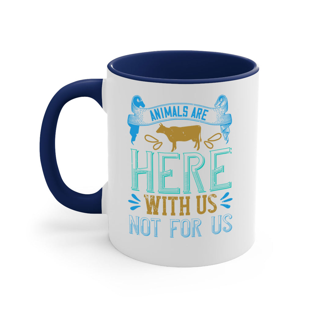 animals are here with us not for us 93#- vegan-Mug / Coffee Cup