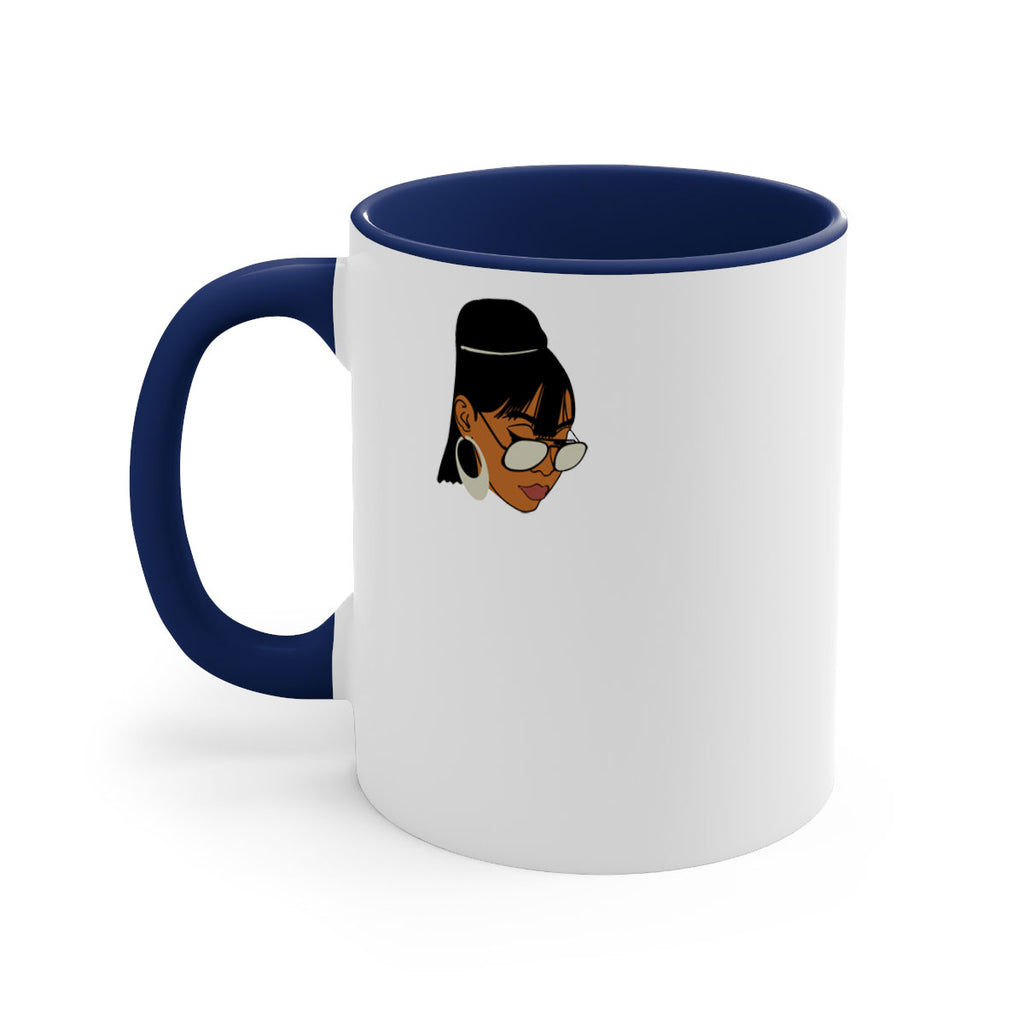 black afro 40#- Black women - Girls-Mug / Coffee Cup