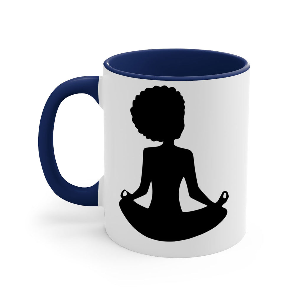 black woman sitting 8#- Black women - Girls-Mug / Coffee Cup