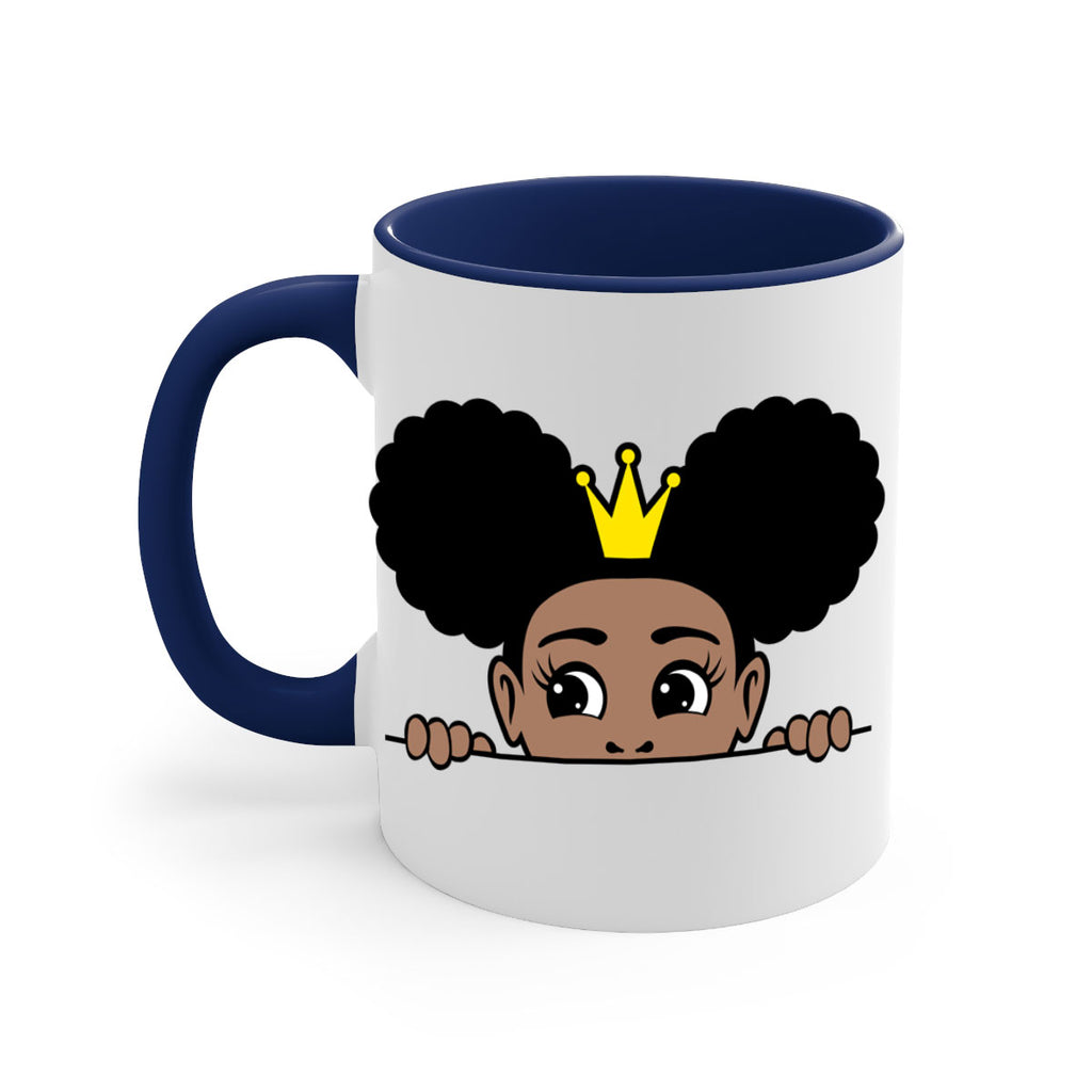 crown afro puffs 51#- Black women - Girls-Mug / Coffee Cup