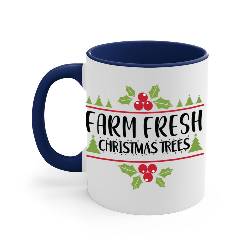 farm fresh christmas trees style 207#- christmas-Mug / Coffee Cup