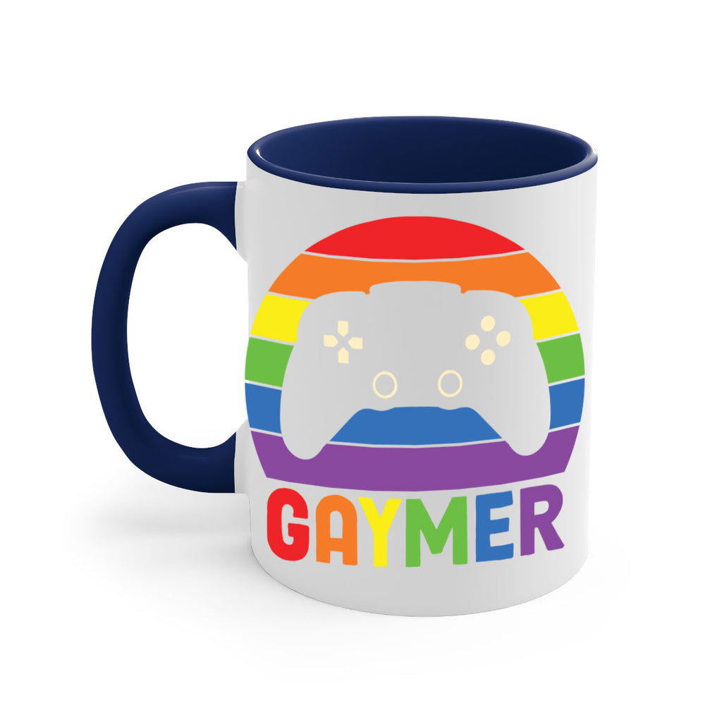 gaymer lgbt gamer rainbow flag lgbt 135#- lgbt-Mug / Coffee Cup