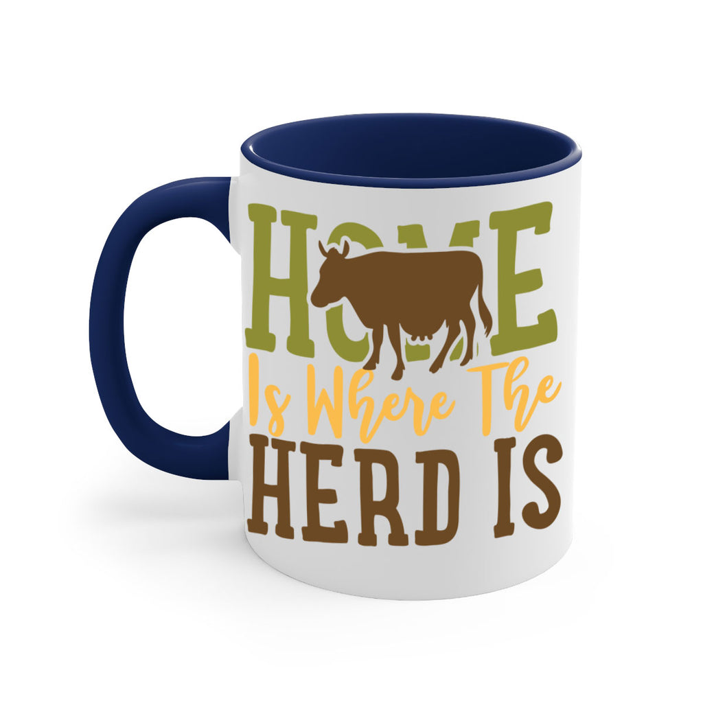 home is where the herd is 7#- Farm and garden-Mug / Coffee Cup
