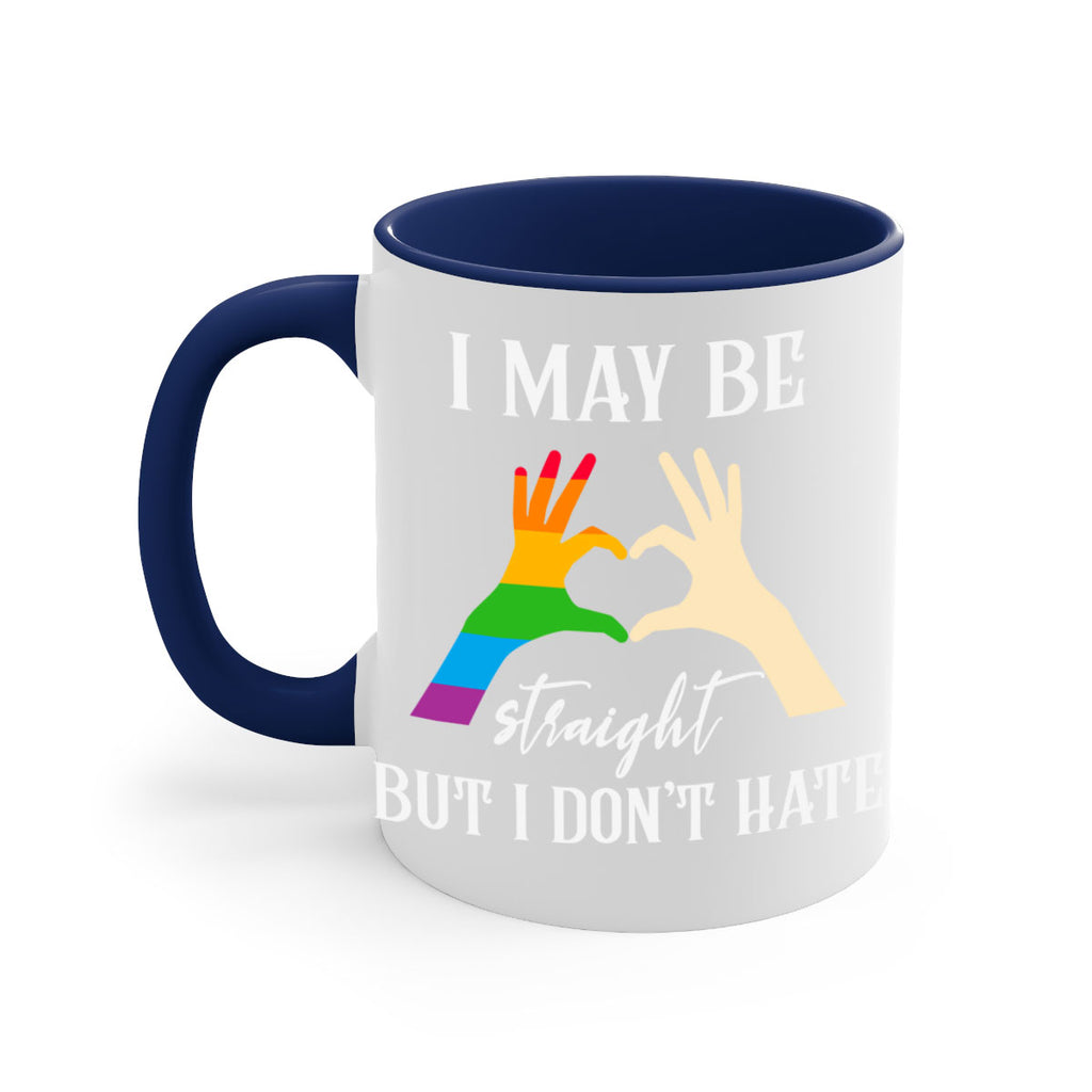 i may be straight but lgbt 125#- lgbt-Mug / Coffee Cup