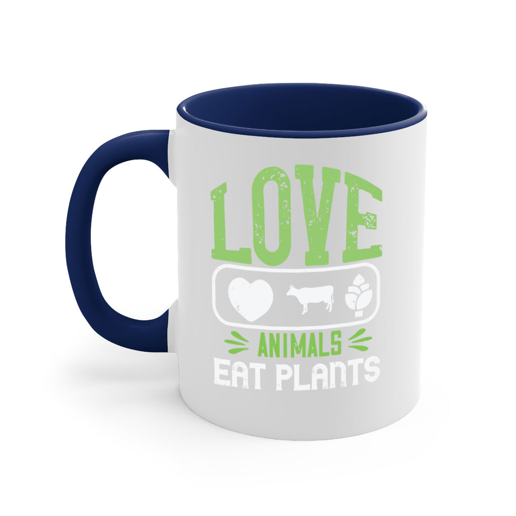love animals eat plants 33#- vegan-Mug / Coffee Cup