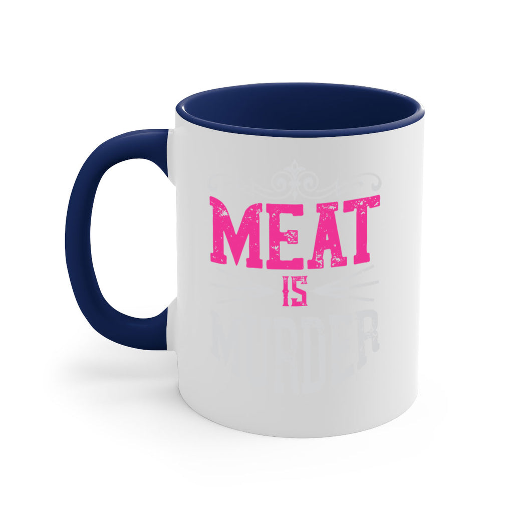 meat is murder 121#- vegan-Mug / Coffee Cup