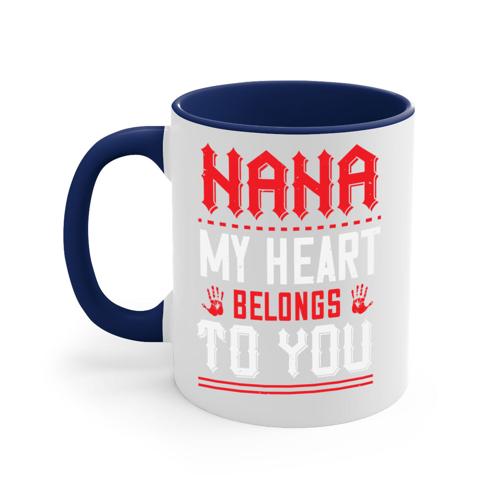 nana MY HEART 7#- grandma-Mug / Coffee Cup